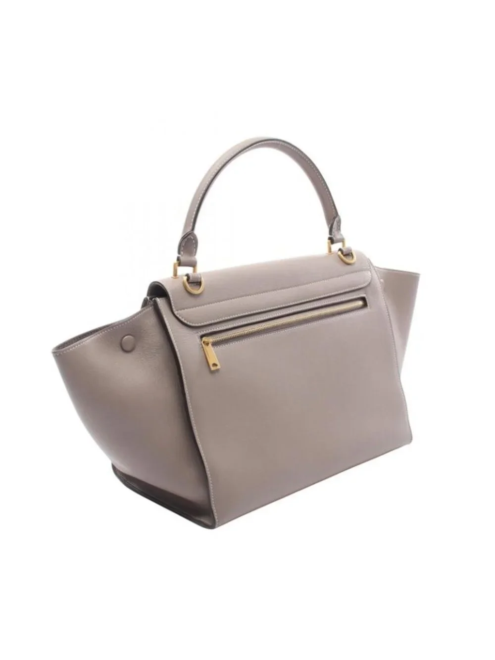 Celine Handbag Trapeze Grey Leather - Picture 2 of 15